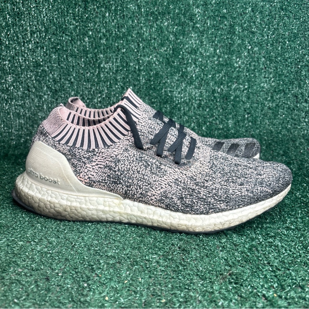 Adidas Women's Ultra Boost Uncaged Pink Black Cute Running Shoes B75861 Sz‎ 11
